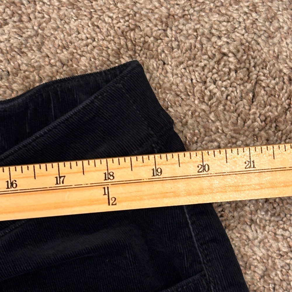 J.Jill corduroy pants women’s plus size 22 black with elastic waist cotton blend - Picture 4 of 6